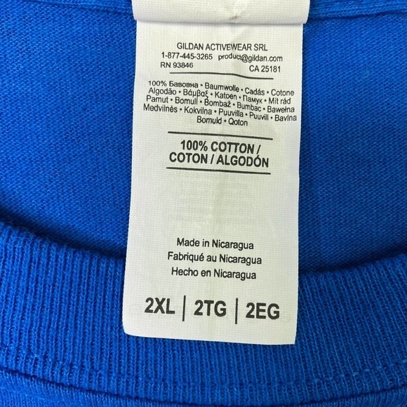 Gildan I Quilt So I Don't Unravel Statement Long Sleeve T-Shirt Women's Size 2XL - Picture 5 of 12